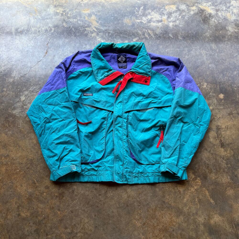Crazy‎ Vintage 90s Columbia Colorblock Jacket